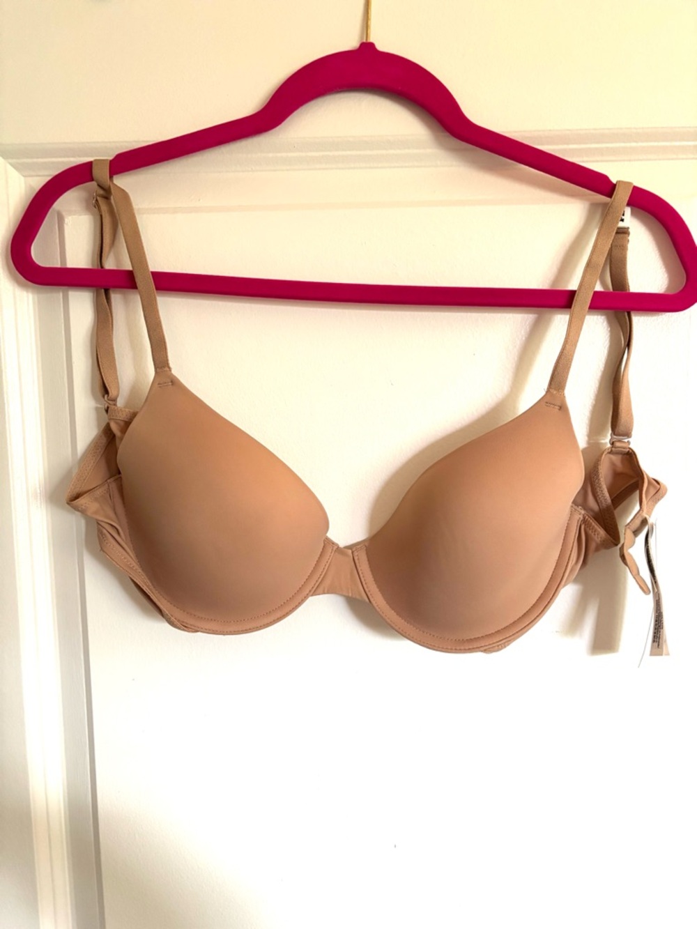 PINK Victoria's Secret Nude T-Shirt Bra - Tan